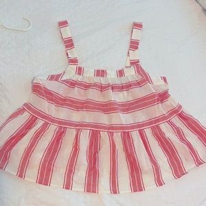 LOFT loose flowing crop tank top